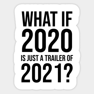 New Years Party Funny New Year 2020 2021 Sarcastic Sarcasm Sticker